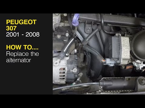 How to replace the alternator on a Peugeot 307 2001 – 2008 4147   Alternator