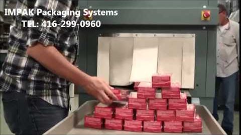 Shanklin Triumph TR2 Side Sealer With T7H Shrink Tunnel Shrink Wrapping Cookie Boxes