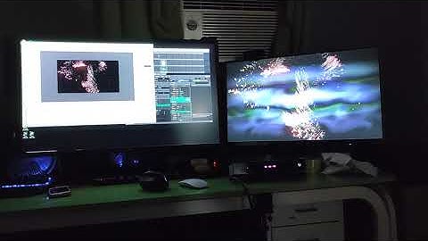 Unity + Kinect + Resolume Testshot