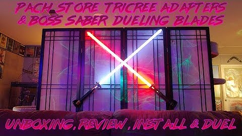 Pach Store TriCree Neopixel-Adapter/Boss Saber Dueling Blades Unboxing & Review
