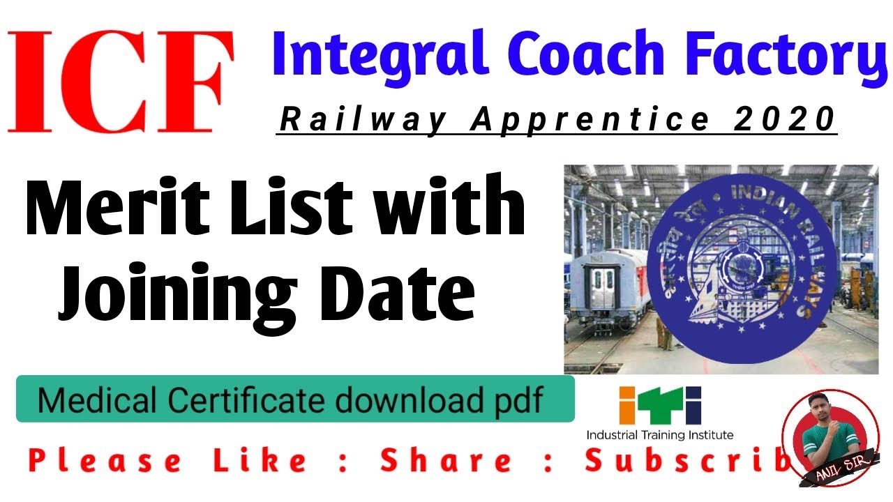 Railway Apprentice Medical Fitness Certificate Performa ‣ Anil Sir ITI