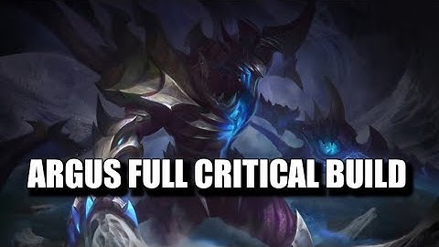 ARGUS Full Critical Build - Argus Best Build and Emblem - Mobile Legends 
