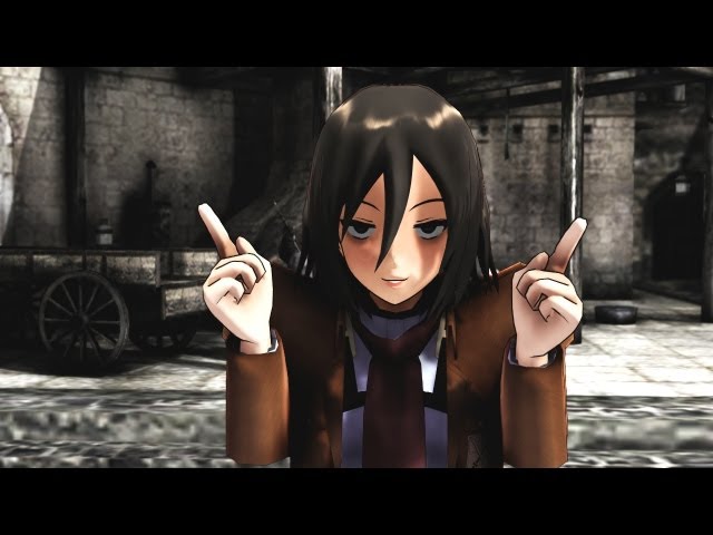 MMD] 進撃の巨人 リヴァイ兵長をおちょくってみた Attack On