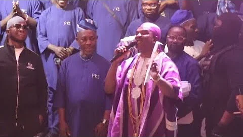 Moment Obesere Gifted His Band Boys house  Land At His 60th Birthday Celebration