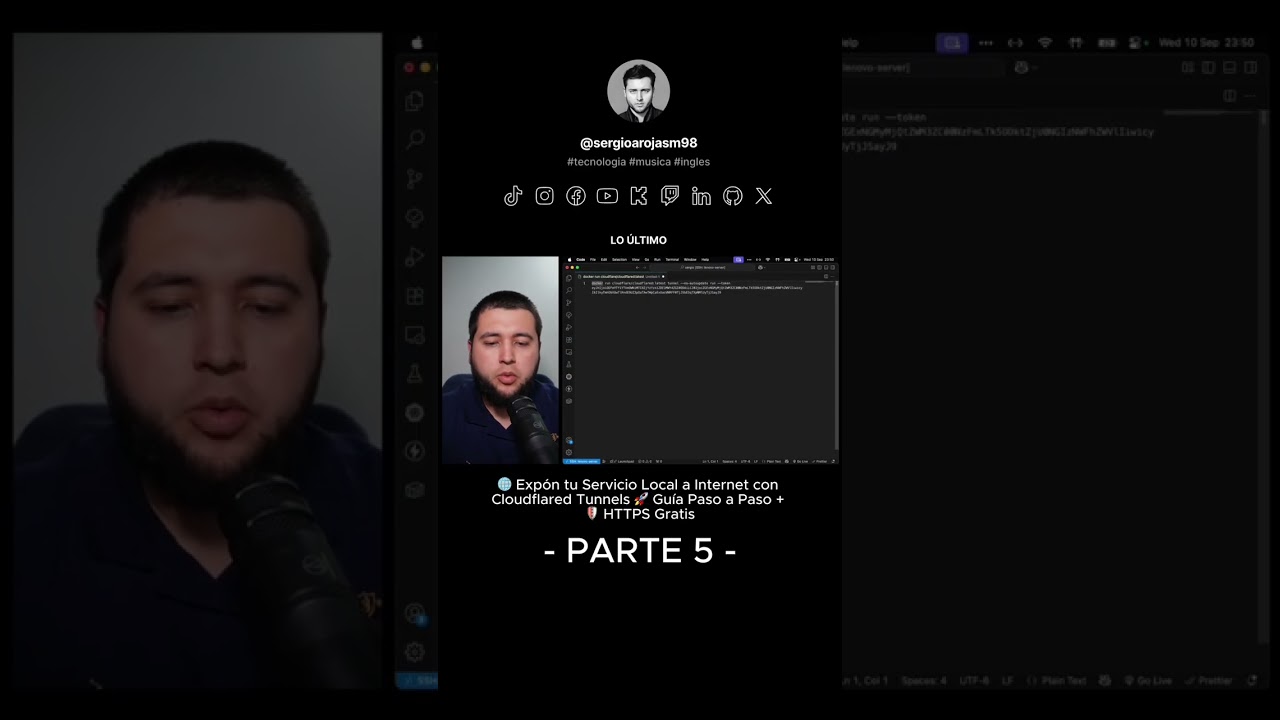 PARTE 5 - Expón tu Servicio Local a Internet con Cloudflared Tunnels