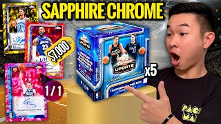 These 5 "SAPPHIRE" BOXES cost $35000, and the hits are INSANE (BOOM)! 😱🔥 2025-26 Topps Chrome Update screenshot 4