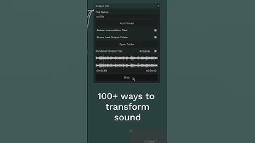 100+ ways to transform sound - SoundThread #sounddesign #electronicmusic #experimentalmusic