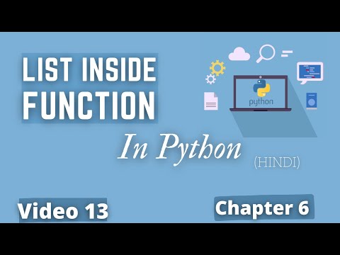 List Inside Functions in python 🔥💻 | #103 Python Training in Hindi | Python Tutorial for Beginners