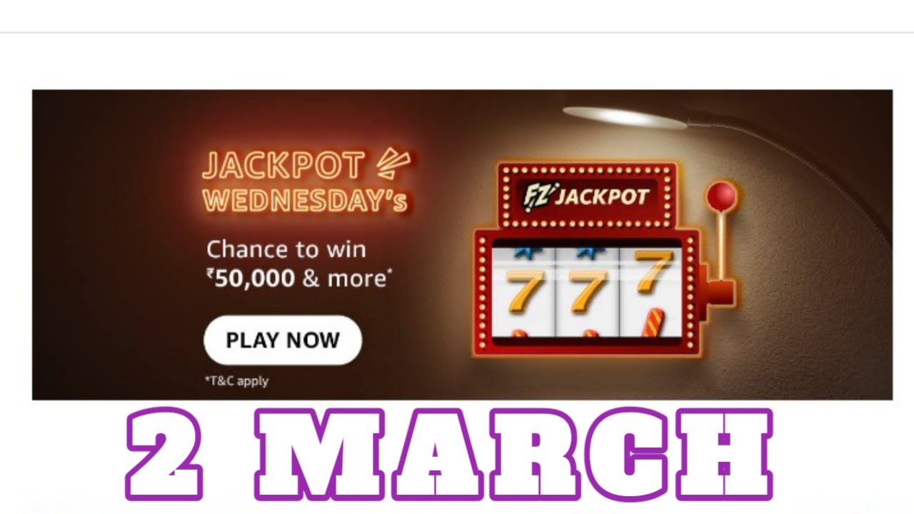 Amazon Jackpot Wednesdays Quiz Answer Today|2 March| Daily Quiz Time