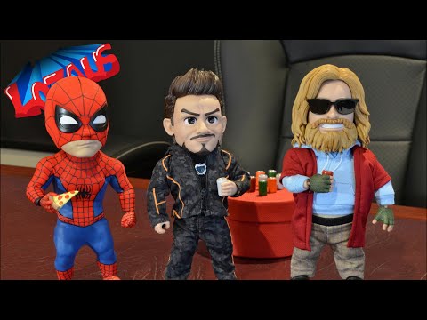 TONY STARK SPIDERMAN BRO THOR vs THE JOKER