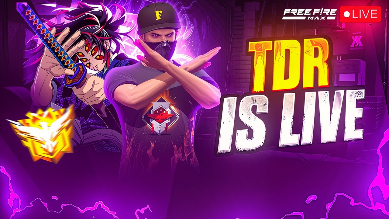 🔴 Rank Push To Grandmaster! 🚀 TDR IS LIVE 🎯 BR + CS 🔥 TEAM CODE 🤯 DAY 365