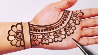 Stylish Easy mehndi designs| Latest front hand mehndi design| Simple Mehandi design| mehndi designs