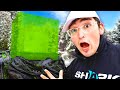 Destroying a REAL Life Minecraft Slime Block