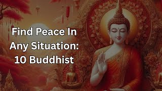 Find Peace In Any Situation: 10 Buddhist Teachings for Inner Stability | Zen Buddhism