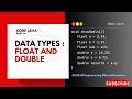 Data Types: Float and Double | Core Java | Telugu Explained