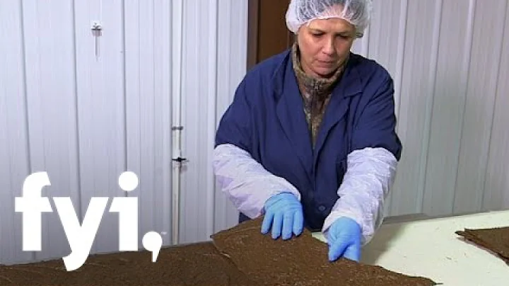 Food Factory USA: Making Chocolate Bacon Bark | Home.Made.Nation