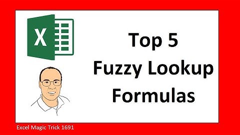 Excel Partial Text Lookup Formulas. Top 5 methods for Fuzzy Lookup. Excel Magic Trick 1691.