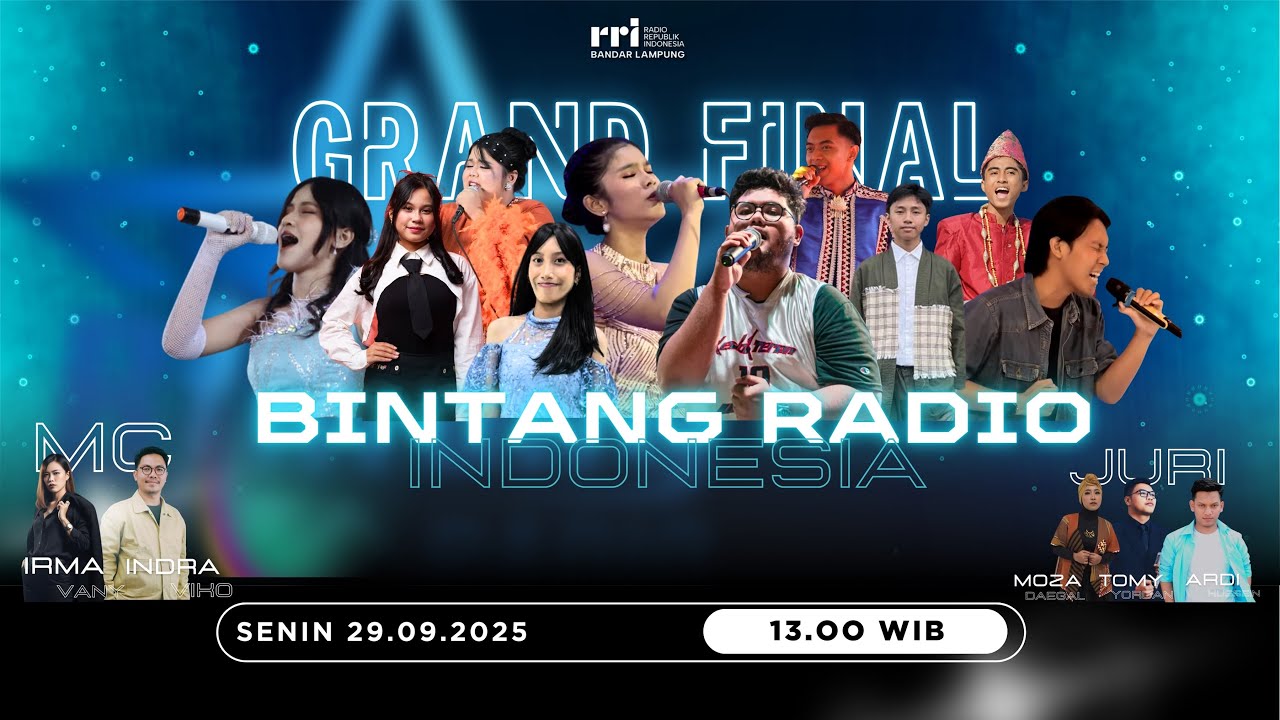 Final Bintang Radio Indonesia 2025 RRI Bandar Lampung