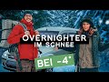 Winter Overnighter im Hunsrück bei Schnee: Mini Camperin vs. Outdoor Fuzzi | Wintercamping