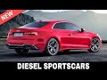 Top 9 sports cars with diesel engines turning torque into great speed