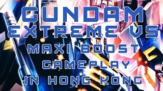 Gundam Extreme VS Maxi Boost Gameplay in Hong Kong
