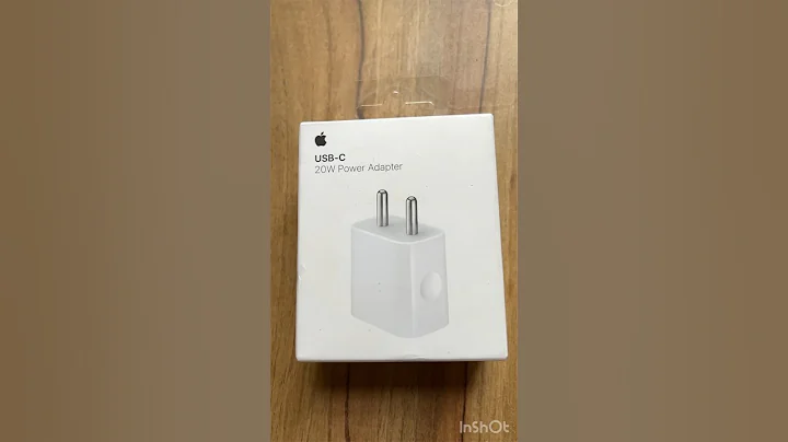 iPhone USB-C 20 W Power Adapter unboxing #iphone #iphone14 #poweradapter