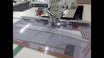 JUITA JTi9-90A TEMPLATE MACHINE/PATTERN MACHINE SEWING COAT