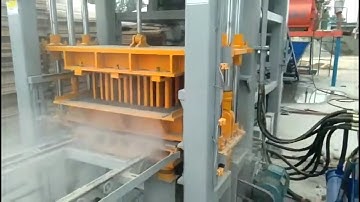 QT4-15 Fully Automatic hydraulic concrete hollow block machine in Ghana bangladesh