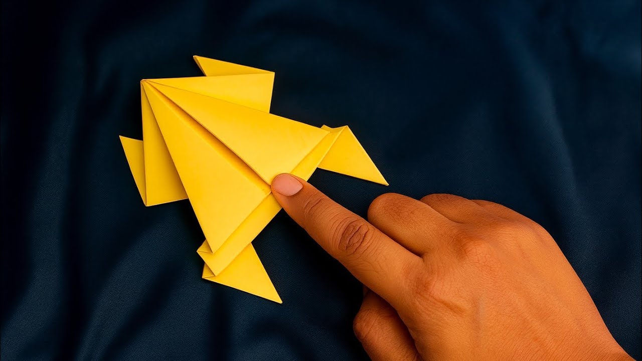 Easy Paper craft Frog 🐸 Step by step 