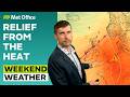 Weekend weather 25/06/2026 – Goodbye heat, hello thunder – Met Office weather forecast UK