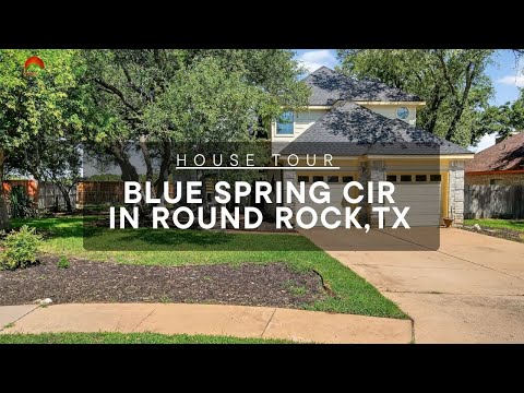 918 Blue Spring Cir, Round Rock, TX home video tour