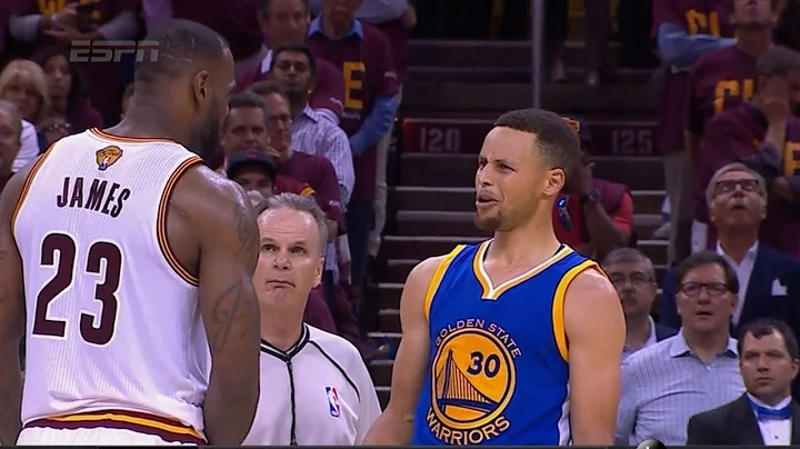 All Lebron james fights steph curry,green,thompson - DayDayNews