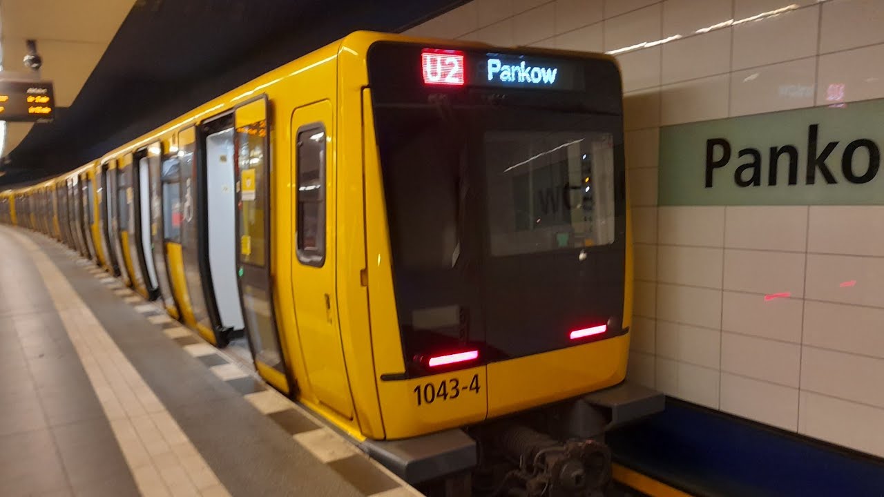U-Bahn Berlin Mitfahrt von Pankow bis Ruhleben im IK18 auf der U2 Komplette Linie