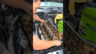 BMW N54 Engine Overheating Problem and Cylinder Head Repairing.#shortvideo #youtubeshorts #shorts