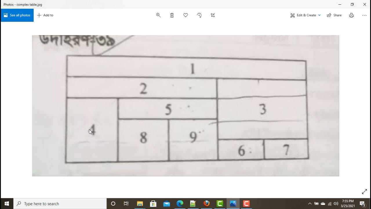 complex table in html - YouTube
