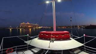 Sunset boat trip Rhodes part 2