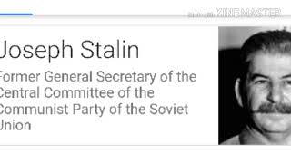 In Memory of Joseph Stalin