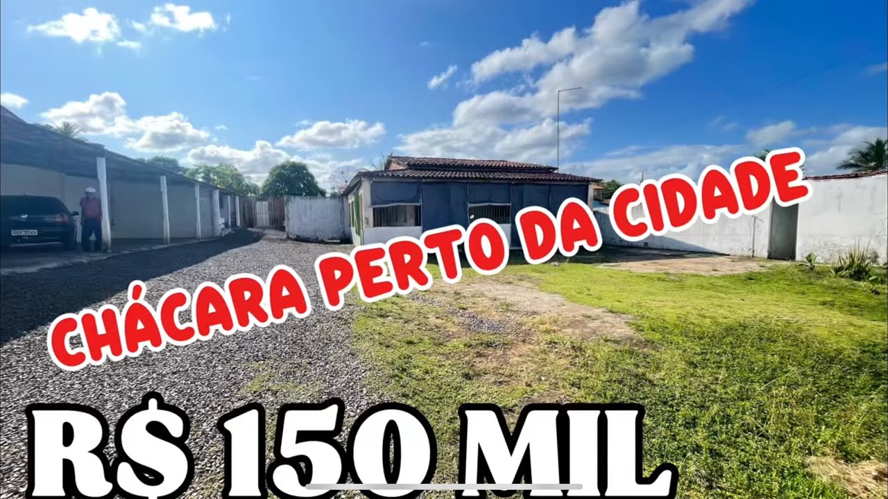 R$ 150 MIL CHÁCARA 3.25 MT QUADRADO PERTO 1 KM DA CIDADE 2 QUARTOS 2 SALA COZINHA FRUTEIRA 