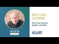 Next Level Listening: Suspending the Advisor in You - 2022 Exit Planning Summit Power Session
