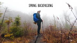 Dryad Falls Early Spring Backpacking In New Hampshire