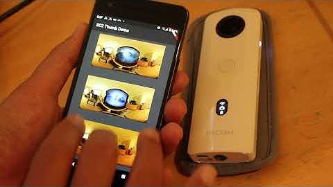 RICOH THETA SC2 Thumbnails - Build Mobile App