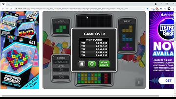 Tetris.com 3,225,708 World Record (OLD)