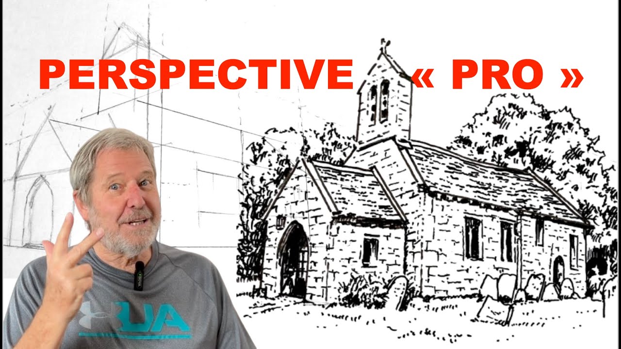 Comment dessiner la PERSPECTIVE avec 3 POINTS DE FUITE ? - YouTube