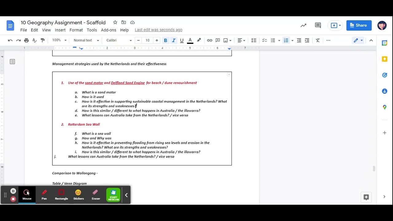 10 Geography Assignment - Scaffold - Part 4 - YouTube