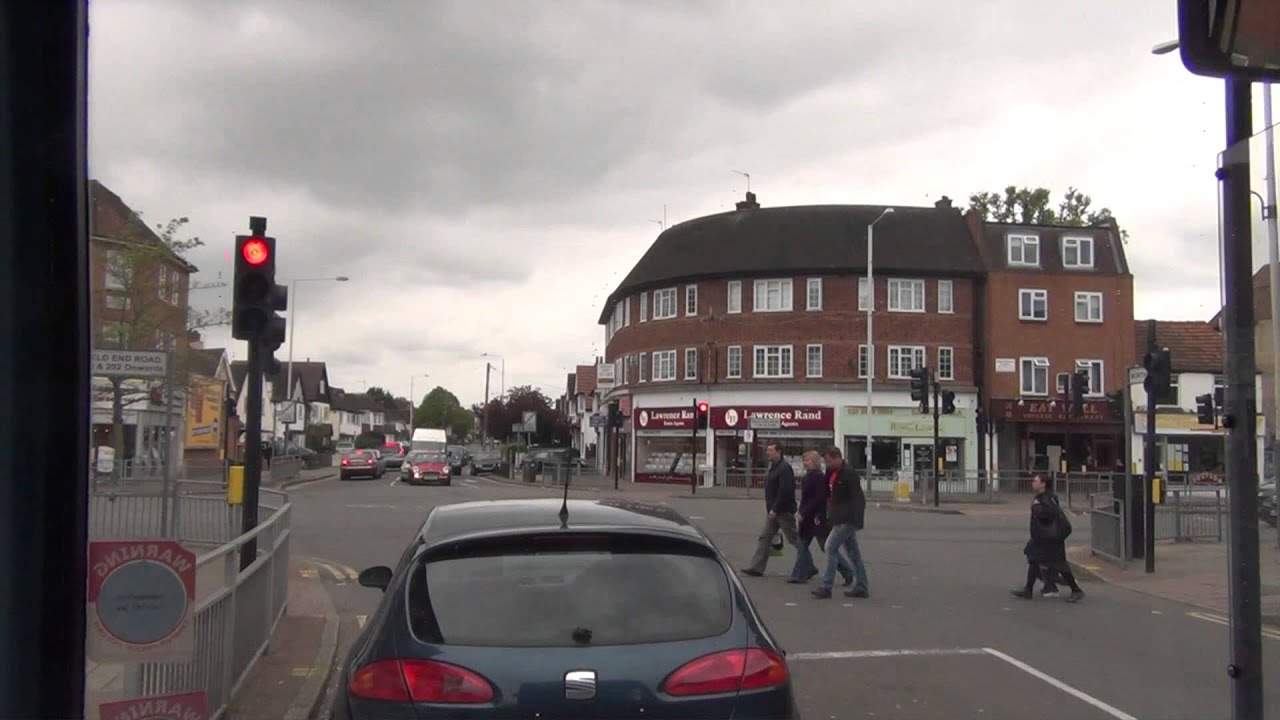 (HD) Full Route Visual Of Route 398 Wood End To Ruslip Timelapsed