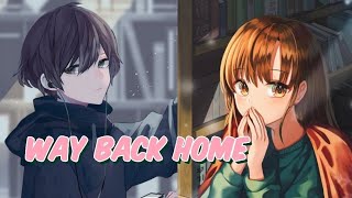 nightcore - Way Back Home - (Switching Vocals English and Korean)