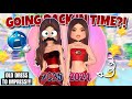 Going *BACK IN TIME* To Play *OLD* Dress To Impress!! (Roblox)
