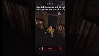 Spring trap skin | #roblox #bbn #bitebynight #springtrap #funny #scream #fnaf #fyp