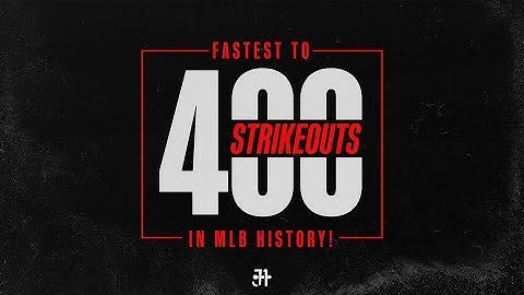 Fastest to 400K’s in MLB History! ||Josh Hader