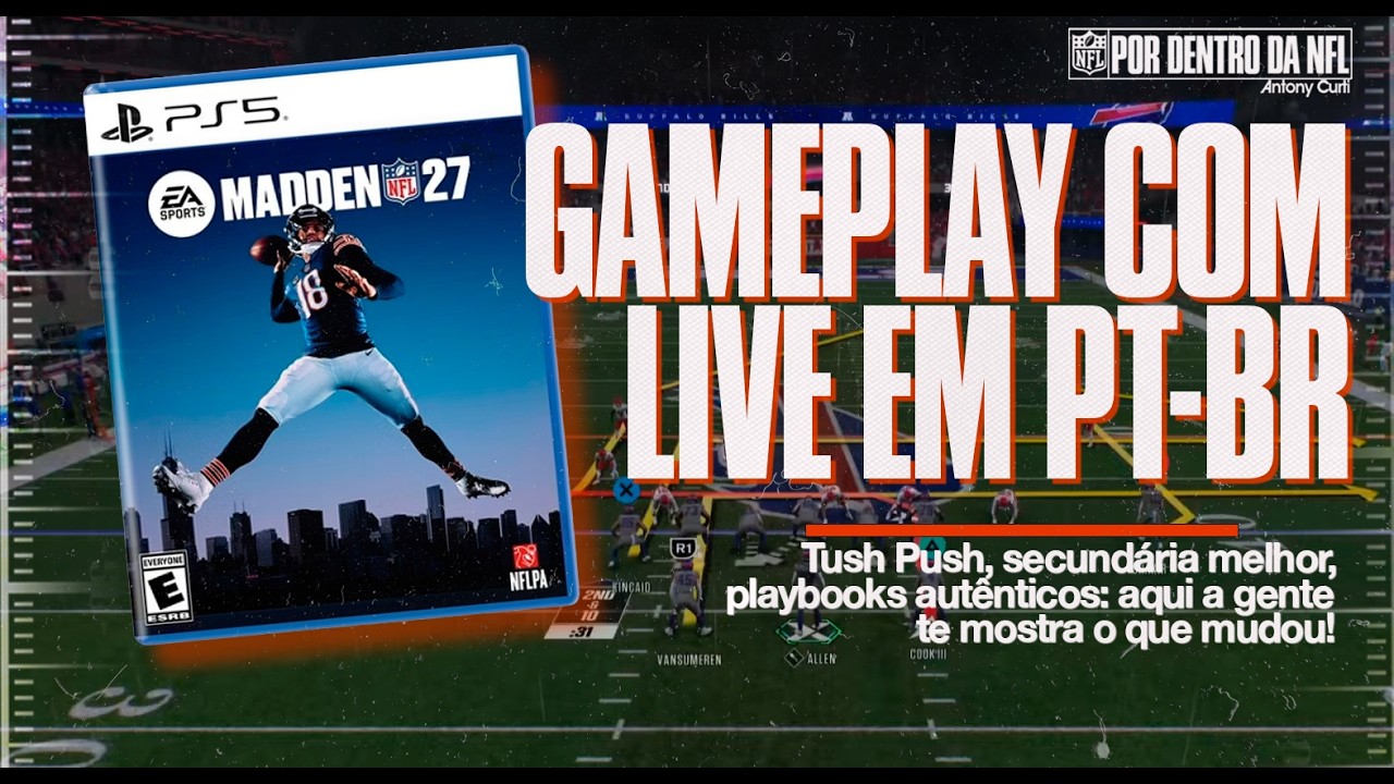 Madden NFL 27: Gameplay (live em português) 